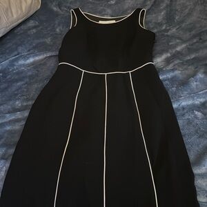 Side zip black dress Size 6 Petite